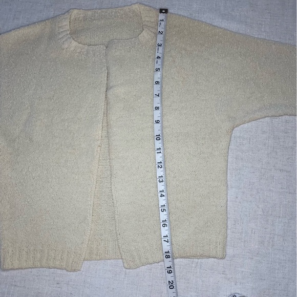 Vintage 1950s Cream Knit Cardigan and Skirt Set​ - Picture 15 of 16